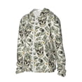thumbnail image 3 of Goofa Skull with Cash Printed Women's UPF 50+ Sun Protection Hoodie Jacket Lightweight Long Sleeve Sun Shirt for Women with Pocket Hiking Outdoor-X-Large, 3 of 9