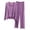 Purple, variant on SwiftWear Women's Modal Pajama Set 3-Piece Sleepwear Lounge Set Comfy Crew Neck Long Sleeve Top with Cami & Pants, Soft Loose Fit Pajamas, Pink
