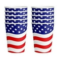 thumbnail image 2 of 4th of July Independence Day Disposable Paper Cups, 250th Anniversary Patriotic Party Tableware, Red White and Blue Drinkware for Celebrations 250th Anniversary B#058 Red & Blue, 2 of 7