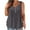 Dark Gray, variant on Pincandy Womens-Plus-Size-Tank-Tops Summer Sleeveless Henley Shirts Buttons Up Tunics Flowy Pleated Blouses