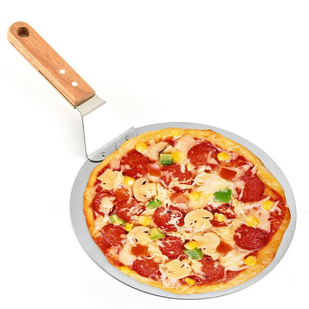 Pelle à pizza chef en bambou avec poignée en bois pliable pour un