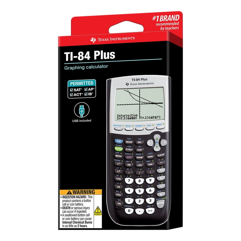 Texas Instruments TI-84 Plus Graphing Calculator, Interactive