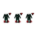 thumbnail image 3 of Matsuzay Traje de Navidad para niñas, traje de Navidad cálido con fondo de campana, traje de fiesta, accesorios de fotografía, vestido, ropa Type1 NO1, 3 of 6