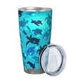 thumbnail image 2 of Bingfone World Turtle Day for 20 Oz Stainless Steel Travel Mug Double Wall Water Coffee Cup for Home,Office, Outdoor Works Great for Ice Drinks and Hot Beverage-Without Straw, 2 of 8