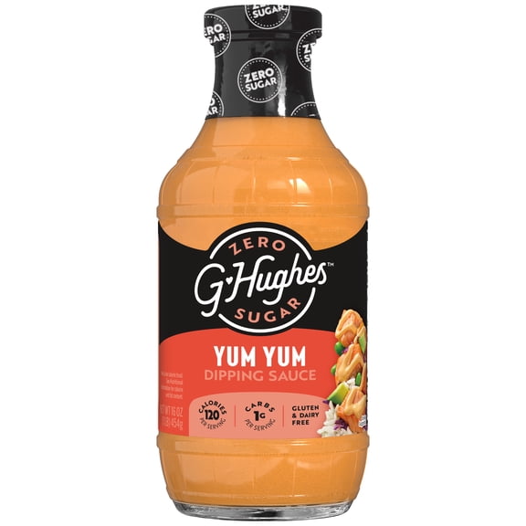 G Hughes Sugar Free Yum Yum Dipping Sauce, 16 oz