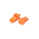 thumbnail image 1 of Eigraketly Paquete de 2 silbatos de seguridad de bolsillo, accesorios para senderismo, mano de obra, suministros para acampar, herramienta de supervivencia Material de laboratorio Naranja Eigraketly TO009169-02, 1 of 6