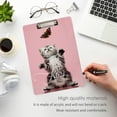 thumbnail image 2 of ZHANZZK Cat Butterfly Clipboard Hardboard Wood Nursing Clip Board and Pull for Standard A4 Letter 13x9 inches, 2 of 2