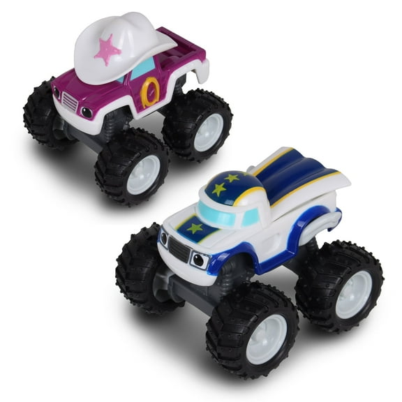 Blaze and the Monster Machines (Free-Wheel) - 2PK Darington & Starla