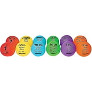Sportime Multilingual PolyPG Sequencing Balls, 8.5", Set of 12
