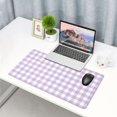 thumbnail image 6 of Kdxio Purple Checkboard Print Large Gaming Mouse Pad,Non-Slip Base,Water Resist Keyboard Pad for Gamer,Office & Home,29.5 x 15.8 in, 6 of 9