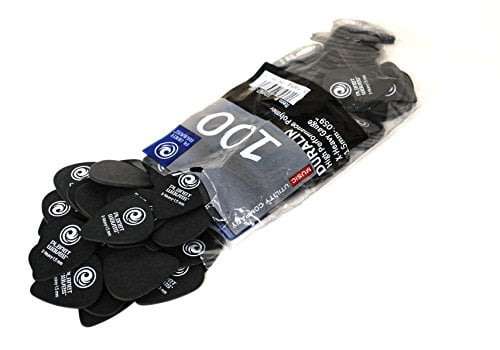 Planet Waves 1DBK7-100 Duralin Standard Picks 1.50mm X-Heavy - black (100 pack)