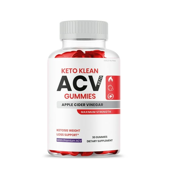 Keto Klean ACV Gummies Official, Maximum Strength Apple Cider Vinegar for Men and Women Dietary Supplement (1 Pack)