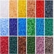 thumbnail image 3 of Kit de 11200 cuentas de vidrio 12/0 para manualidades, pequeñas cuentas sueltas (transparentes) para pulseras, collares, bisutería (2 mm, 6 oz), 3 of 7