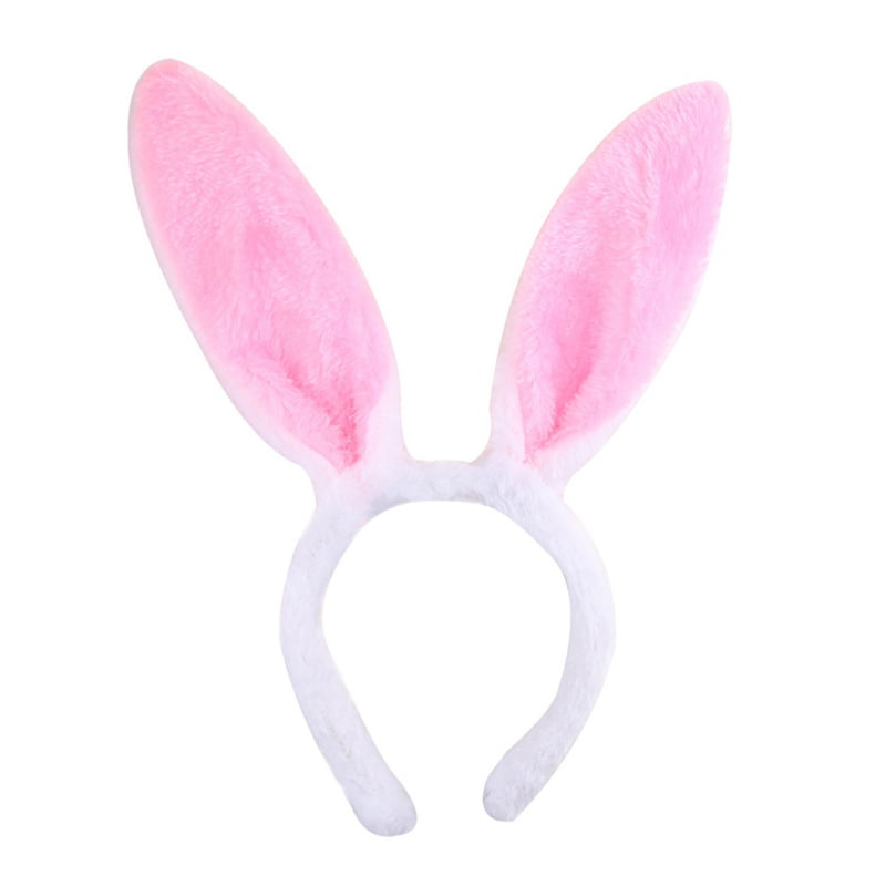Easter Bunny Headband Hat Costume Hair Clip Rabbit Adult Kids Cosplay Dress Up 