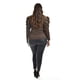 thumbnail image 3 of Blusa glitter manga farol Roman Fashion 1764 Cobre cafe 40 Tallas Extras, 3 of 7