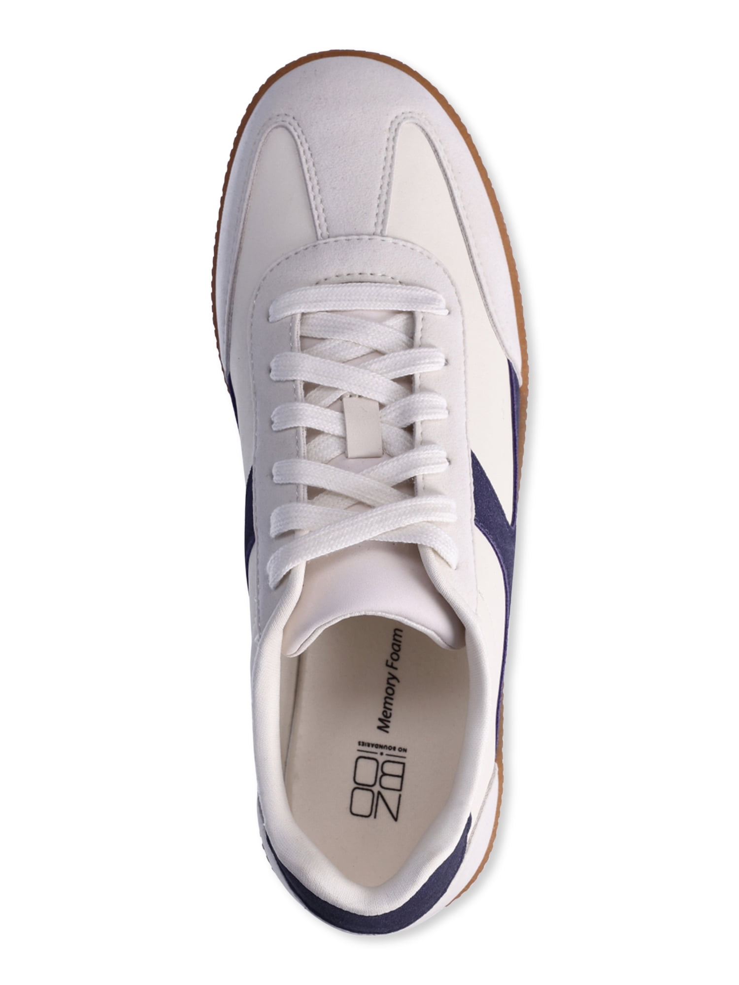 No Boundaries Women's Lace Up Sport Sneakers, Wide Width Available