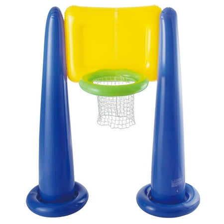 inflatable ball pit with basketball hoop