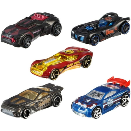 Hot Wheels Captain America Civil War 5-Pack Vehicle Collection ...