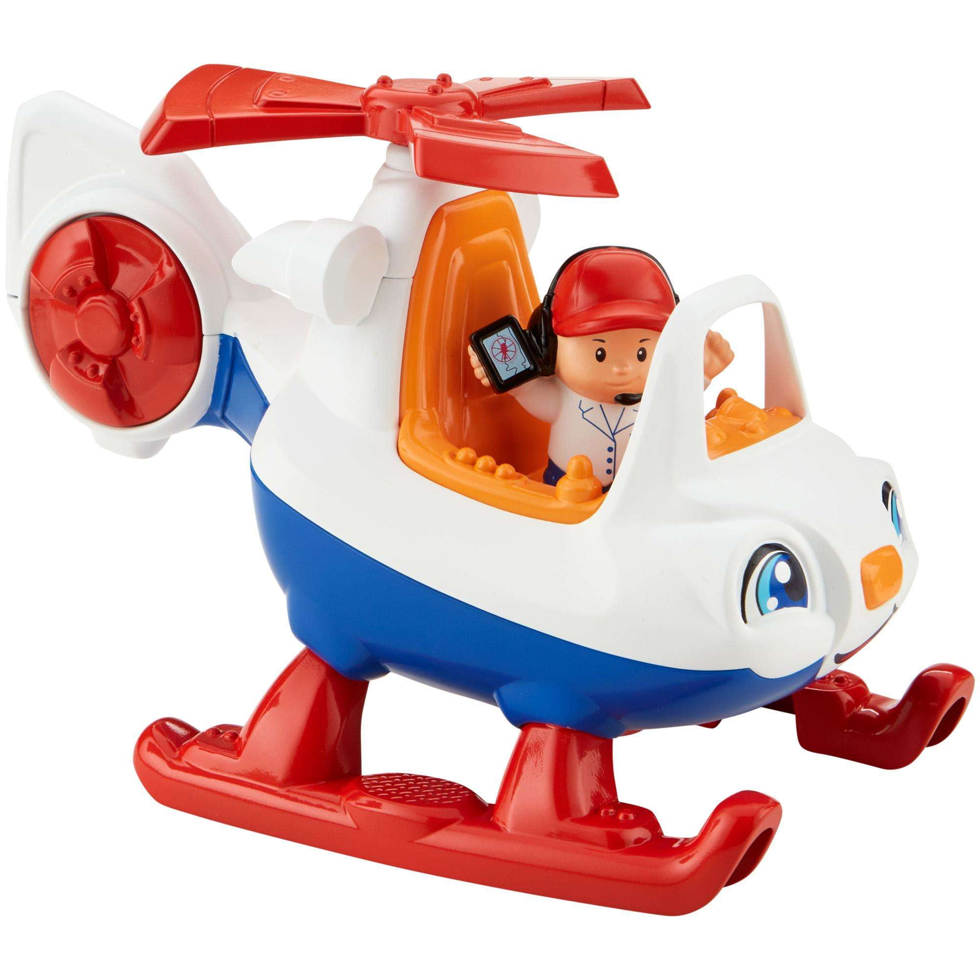 Fisher-Price Little People Helicopter with Pilot Figure