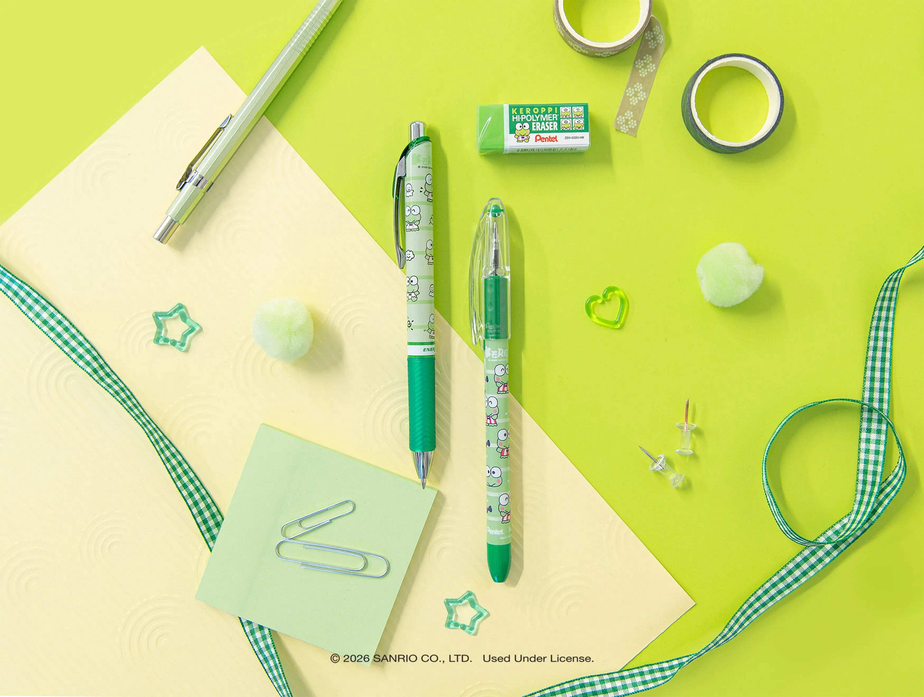 Pentel EnerGel RTX Liquid Gel Pen, Hello Kitty® and Friends, Limited Edition, Mix 1, 0.7mm, Med Line, Assorted Ink, 5-Pk