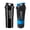 Black Blue, variant on 3 Layers Shaker Protein Bottle Powder Shake Cup Water Bottle Plastic Mixing Cup Body Building Exercise Bottle