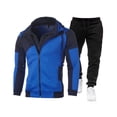 thumbnail image 2 of EYIIYE 2 Pcs Mens Sweatsuit Sets Zip  Hooded Jogging Track Suits, 2 of 5