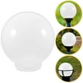 thumbnail image 3 of icolorfuled Smooth Ball Shape Lampshade Replacement Household Acrylic Light Cover Outdoor Spherical Lamp Cover, 3 of 6