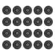 thumbnail image 1 of Injueey 100 pack/lote funda desechable de tela no tejida para auriculares ingredientes seguros fijación estable exquisita Videojuegos y accesorios negro 10-12cm, 1 of 6