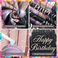 thumbnail image 4 of Pink Balloons Banner Gold Glitter Birthday Party Display Sparkling Stars Pink Curtain Party Backdrop for Birthday Party Indoor Decoration Photo Backdrop, 4 of 9