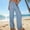 Light Blue, variant on Swuxness Women Casual Relaxed Wide Leg Long Pants Stretchy Comfortable for Everyday Wear