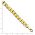 thumbnail image 2 of 10 Karat Criss Cross Fancy Bracelet, 2 of 2