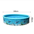 thumbnail image 5 of NK Inflatable Swimming Pool, 49inch/61inch/73.2inch, Family Fun, Outdoor Garden Pool, 5 of 6