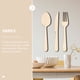 thumbnail image 3 of GOOHOCHY 1 juego de utensilios de pared de madera para decoración del hogar, decoración de cocina, letrero decorativo de cocina, 3 of 8