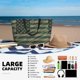 thumbnail image 5 of Fotbe Jungle Green Camo USA Flag Bolsa de Viaje para Playa - Resistente al Agua, Bolsa Tote de Gran Capacidad y Ligera con 7 Bolsillos para Mujeres y Hombres, 5 of 7
