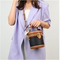 thumbnail image 4 of OwnShow Cylindrical Shoulder Bags Female Fashion Bucket Bag Ladies Small Handbag Designer Leather Bags Women, 4 of 8
