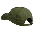 thumbnail image 3 of Maine State Moose Embroidered Washed Dyed Cap - Olive Green OSFM, 3 of 5