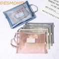 thumbnail image 2 of DESMOND1 A4 File Folder Bag 1 Pc Simple Estudiante Regalo Papelería Organizador Bolsa De Papel Archivo Bolsillo Cremallera Gao Jiahui  unisex, 2 of 2