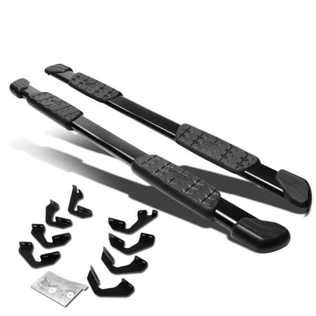 For 07-18 Tundra CrewMax Pair of 5" OE Style Side Step Nerf Bar Running Boards + Mounting Brackets (Black) 10 11 12 13 14 15 16 17