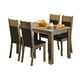thumbnail image 1 of Juego de Comedor Madesa Havana Mesa con Tablero de Madera y 4 Sillas Negro/Marrón, 1 of 9