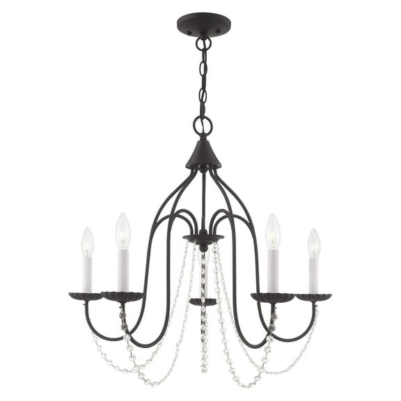 Livex Lighting - Alessia - 5 Light Chandelier in Farmhouse Style - 24 Inches