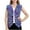 Blue, variant on Kid Sequin Vests Sleeveless Sparkly Glitter Jacket Solid Sequined Sleeveless Vests Open Front Loose Cut Stage Performance Children's Outwear