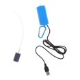 thumbnail image 3 of Blue USB Fish Tank Oxygen Air Pump Plastic Low Noise MultiLevel Muffler for Small Medium Aquariums 3.5 Inch, 3 of 8