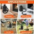 thumbnail image 7 of Ash Vacuum for Pellet Stoves & Fireplaces - 1200W Powerful Ash Vacuum Cleaner with Washable Filter, 18KPa Suction for Wood Stove, BBQ & Cold Ashes, 7 of 7