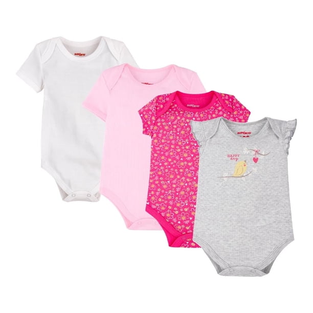 Set Pañaleros Baby Creysi One For You Para Niña 18 Meses Manga Corta Multicolor