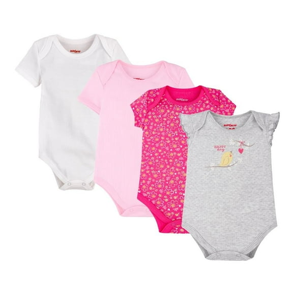 Set Pañaleros Baby Creysi One For You Para Niña 0 Meses Manga Corta Multicolor