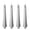 4 Pack, variant on Halloween Ghost Flameless Taper Candles with Remote and Timer, Battery Operated, 3D Wick, White Real Wax LED Taper Candles Halloween Dinner Decoration