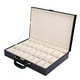 thumbnail image 4 of Estuche para guardar relojes, caja para guardar relojes con 24 rejillas, estuche para relojes, confiable y duradero, 4 of 9
