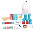 thumbnail image 2 of Wooden Word Spelling Game Montessori Educational Toy Short Vowel Reading Letters, 2 of 9