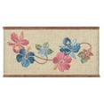 thumbnail image 3 of Authentic Hotel and Spa  Turkish Cotton Floral Vine Embroidered Latte Brown Bath Towel, 3 of 3