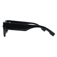 thumbnail image 4 of Womens Designer Style Sunglasses Geometric Cat Eye UV 400 Black White, Black, 4 of 4